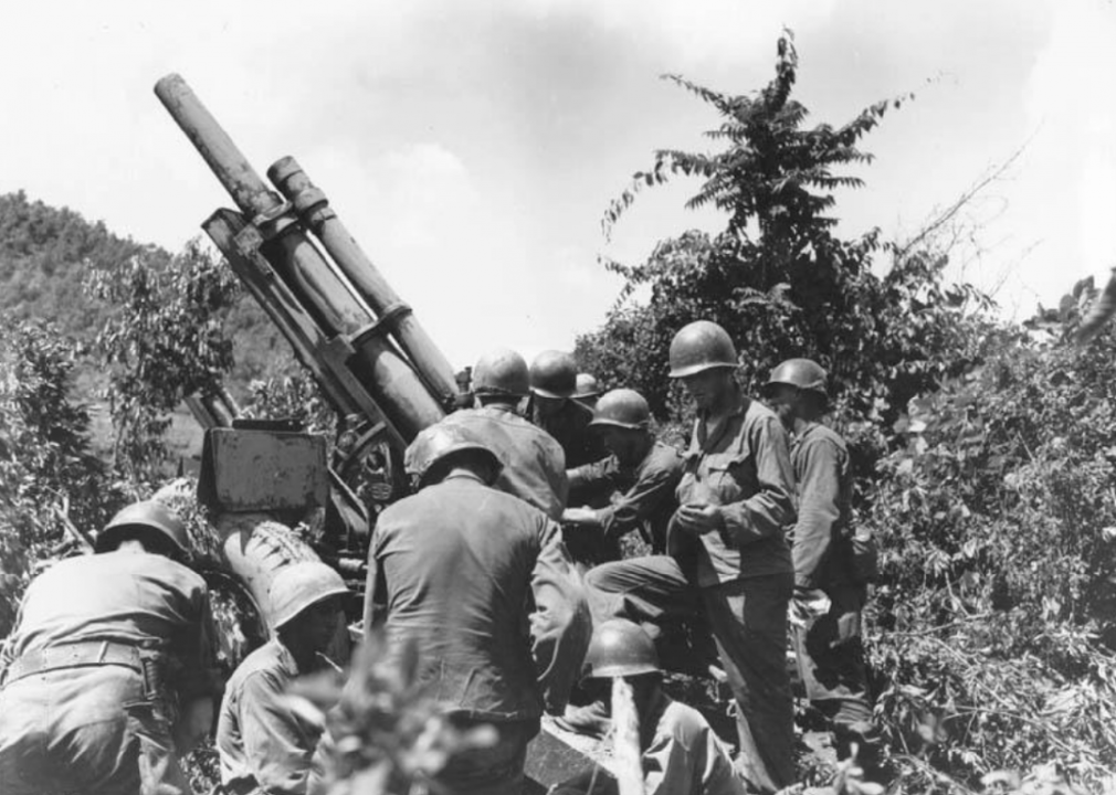 1950: Korean War begins